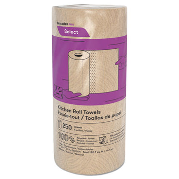 Cascades PRO Select Kitchen Roll Towels, 2-ply, 11" X 166.6 Ft, Natural, 250-roll, 12-carton freeshipping - TVN Wholesale